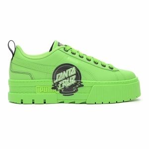 PUMA x Santa Cruz Women’s Mayze Green Flash Sneakers